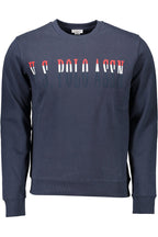 Blaues Baumwoll-Sweatshirt für Herren