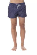 Blaue Polyester-Badebekleidung