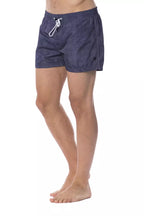 Blaue Polyester-Badebekleidung