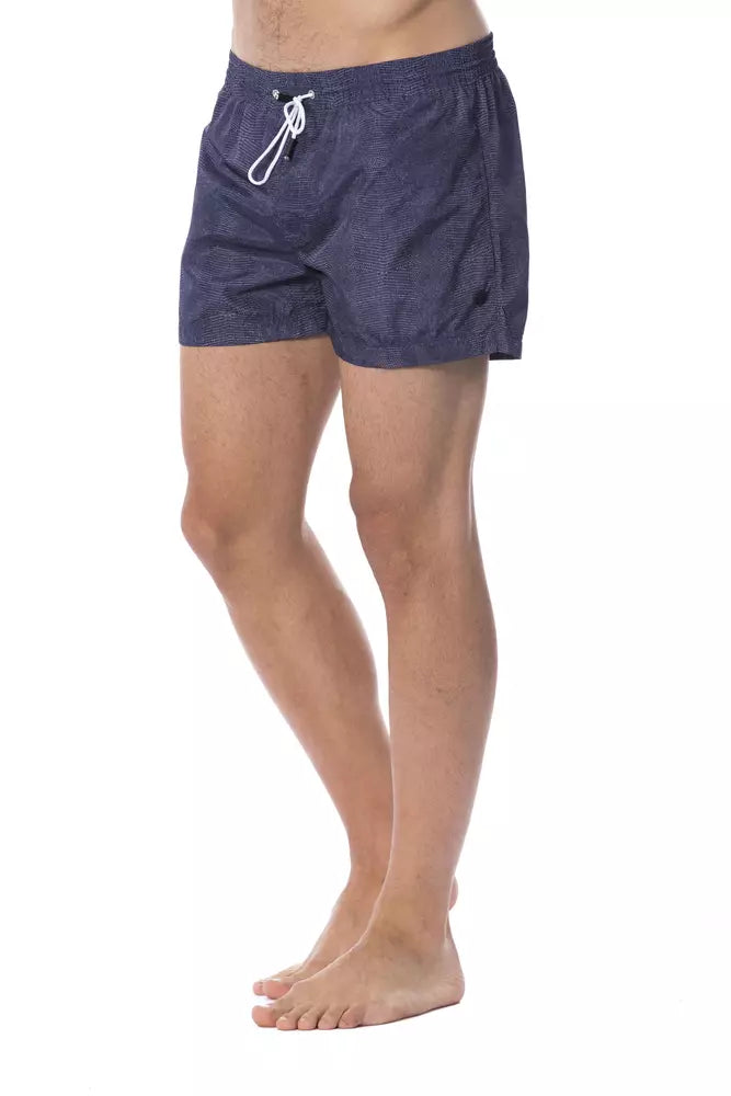 Blaue Polyester-Badebekleidung