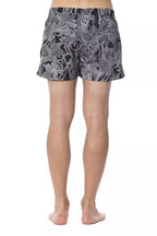 Herren-Badehose aus schwarzem Polyester