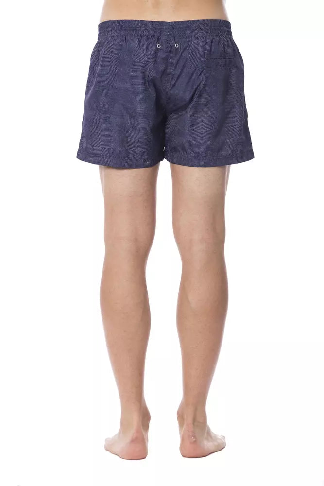 Blaue Polyester-Badebekleidung