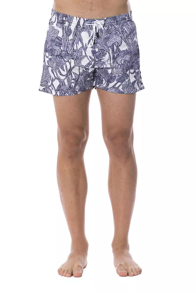 Hellblaue Bikkembergs Herren-Badehose aus Polyester