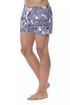 Hellblaue Bikkembergs Herren-Badehose aus Polyester