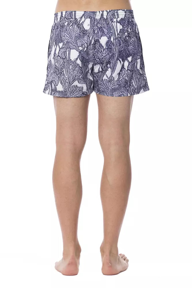 Hellblaue Bikkembergs Herren-Badehose aus Polyester