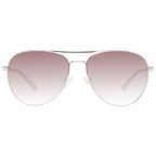 Silberfarbene Sonnenbrille aus Metall 1045670