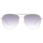 Roségoldfarbene Sonnenbrille aus Metall 1045668