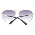 Roségoldfarbene Sonnenbrille aus Metall 1045668