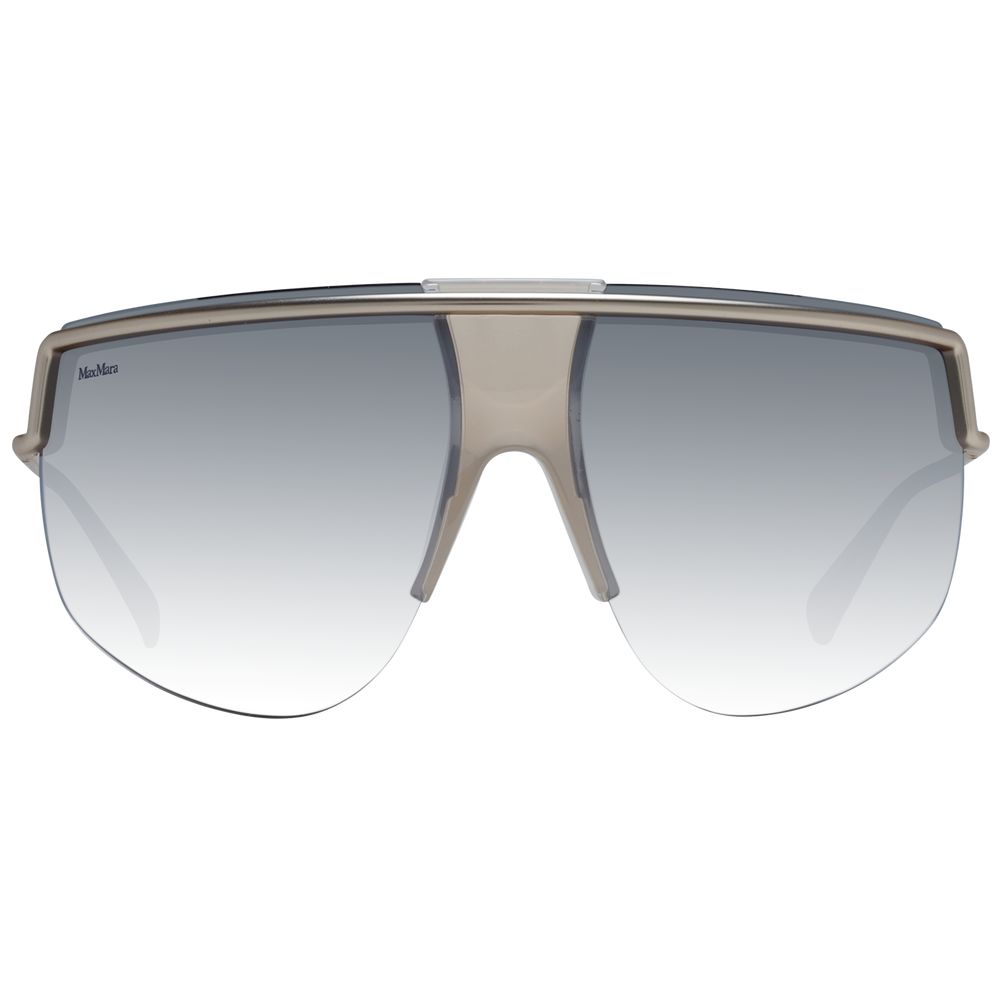Sonnenbrille aus silbernem Metall Max Mara