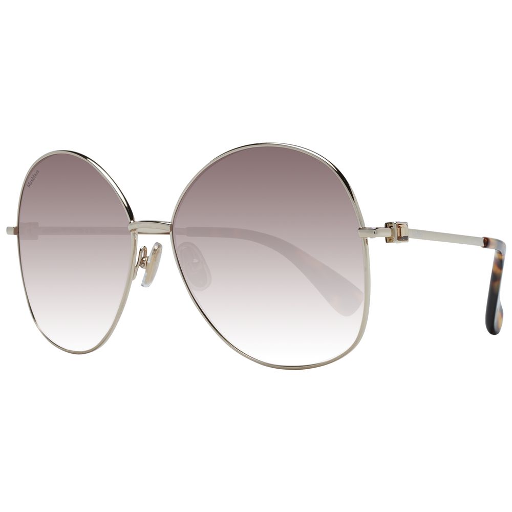 Sonnenbrille aus Goldmetall