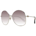 Sonnenbrille aus Goldmetall