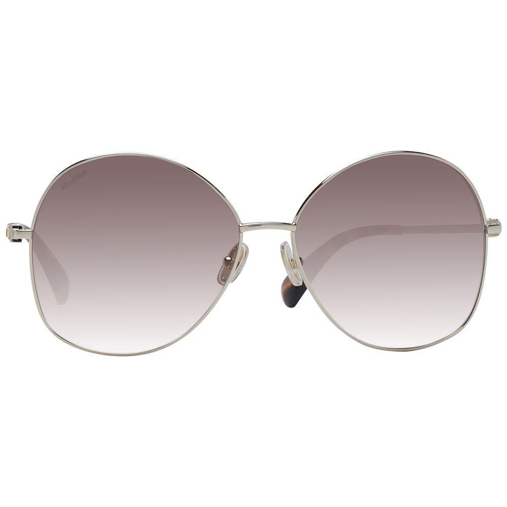 Sonnenbrille aus Goldmetall
