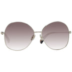 Sonnenbrille aus Goldmetall