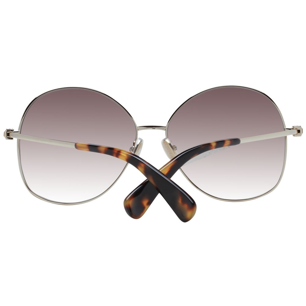 Sonnenbrille aus Goldmetall