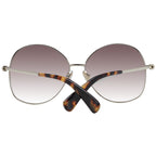 Sonnenbrille aus Goldmetall