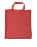 Rote Jersey-Stofflogo-Schulter-Einkaufstasche