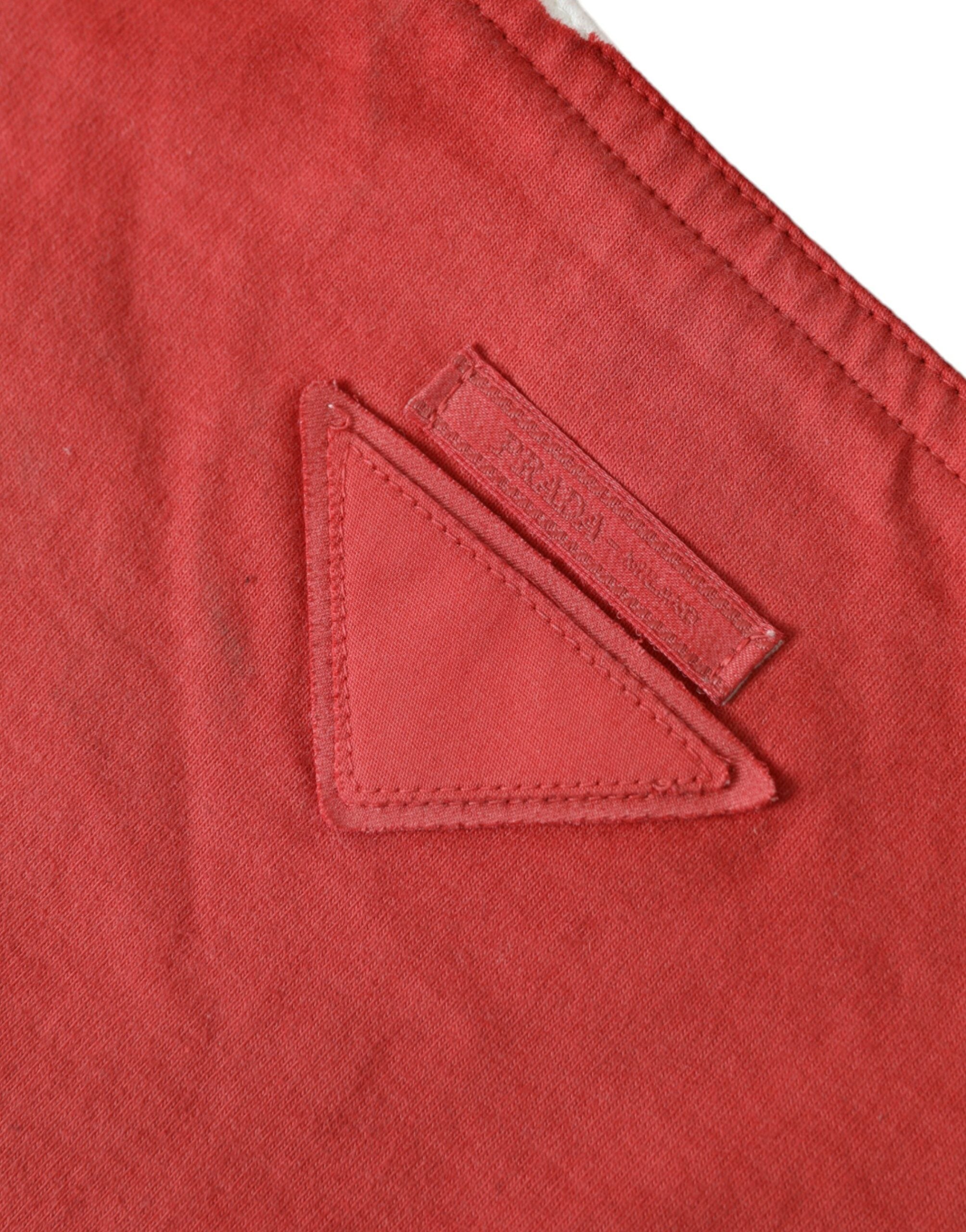 Rote Jersey-Stofflogo-Schulter-Einkaufstasche