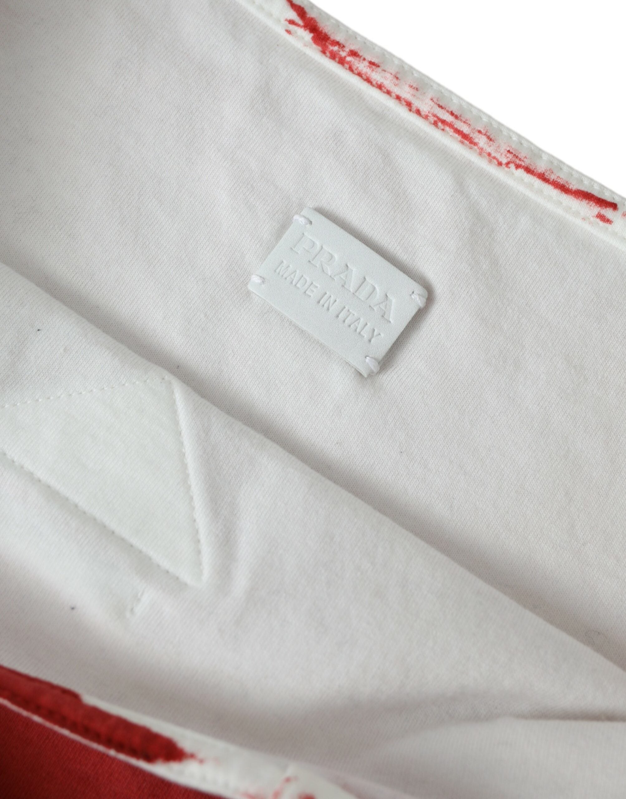 Rote Jersey-Stofflogo-Schulter-Einkaufstasche