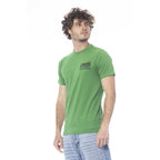 Grünes Baumwoll-T-Shirt für Herren