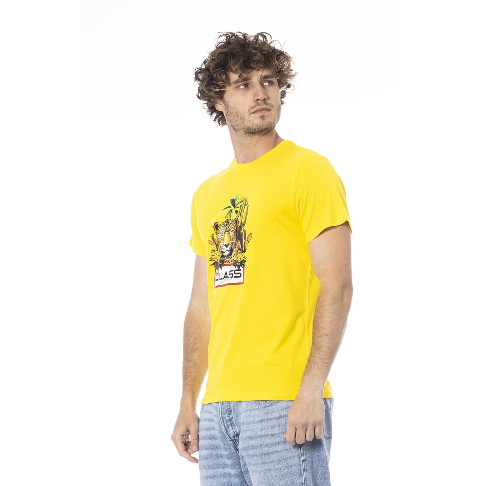 Herren T-Shirt aus gelber Baumwolle