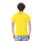 Herren T-Shirt aus gelber Baumwolle
