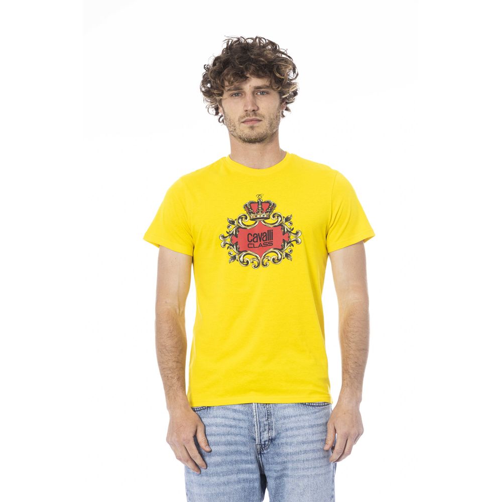 Herren T-Shirt aus gelber Baumwolle