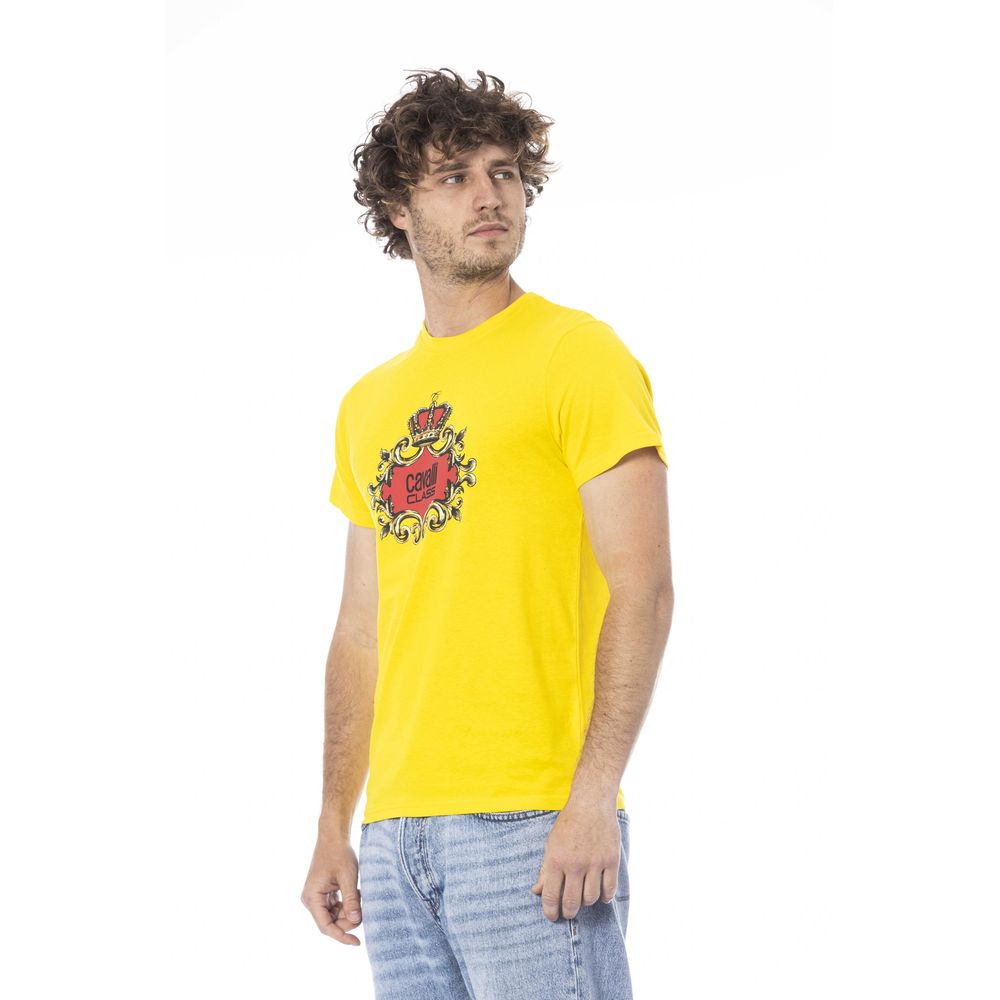 Herren T-Shirt aus gelber Baumwolle