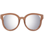 Sonnenbrille aus braunem Metall & Kunststoff