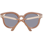 Sonnenbrille aus braunem Metall & Kunststoff