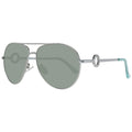 Sonnenbrille aus silbernem Metall