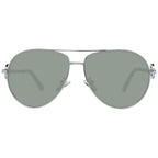 Sonnenbrille aus silbernem Metall