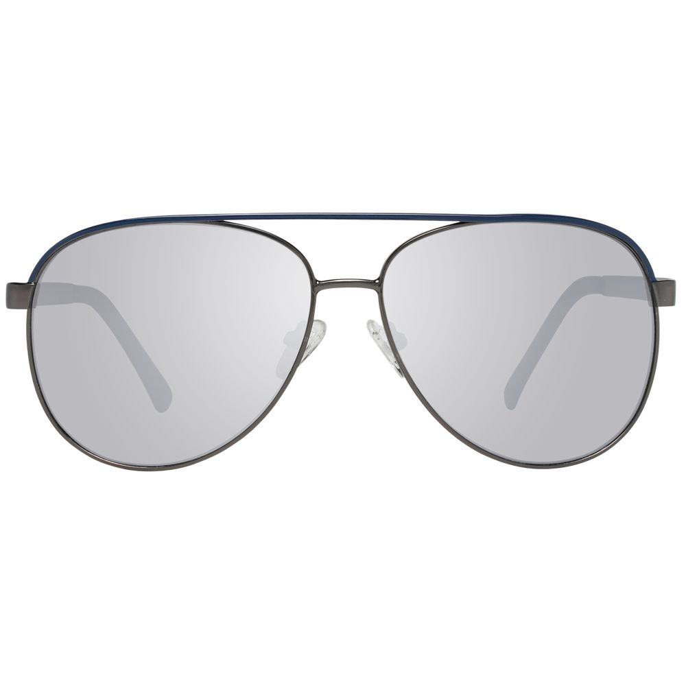 Graue Sonnenbrille aus Metall