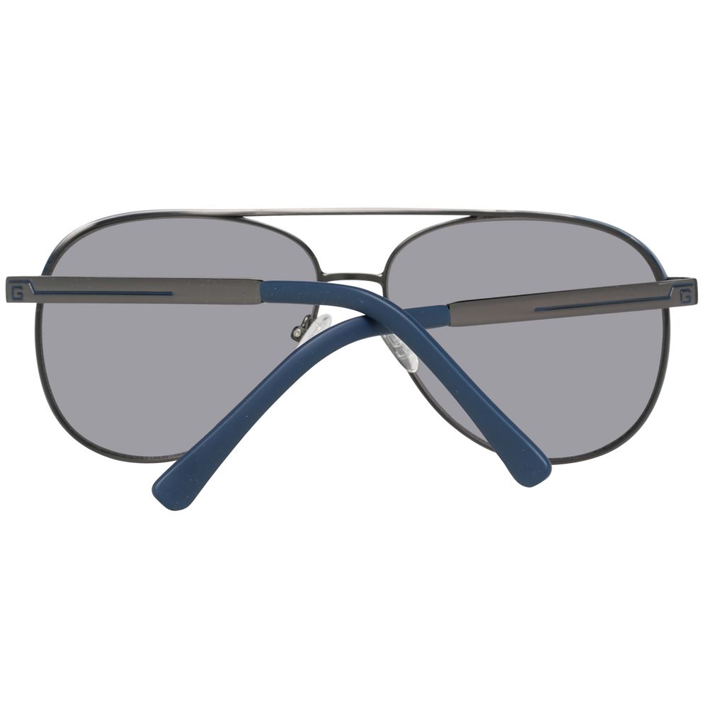 Graue Sonnenbrille aus Metall