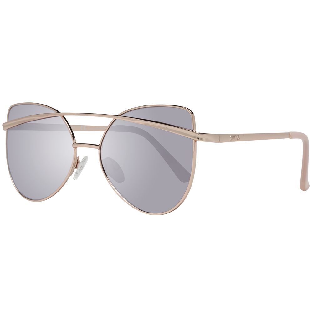 Sonnenbrille aus Roségold-Metall