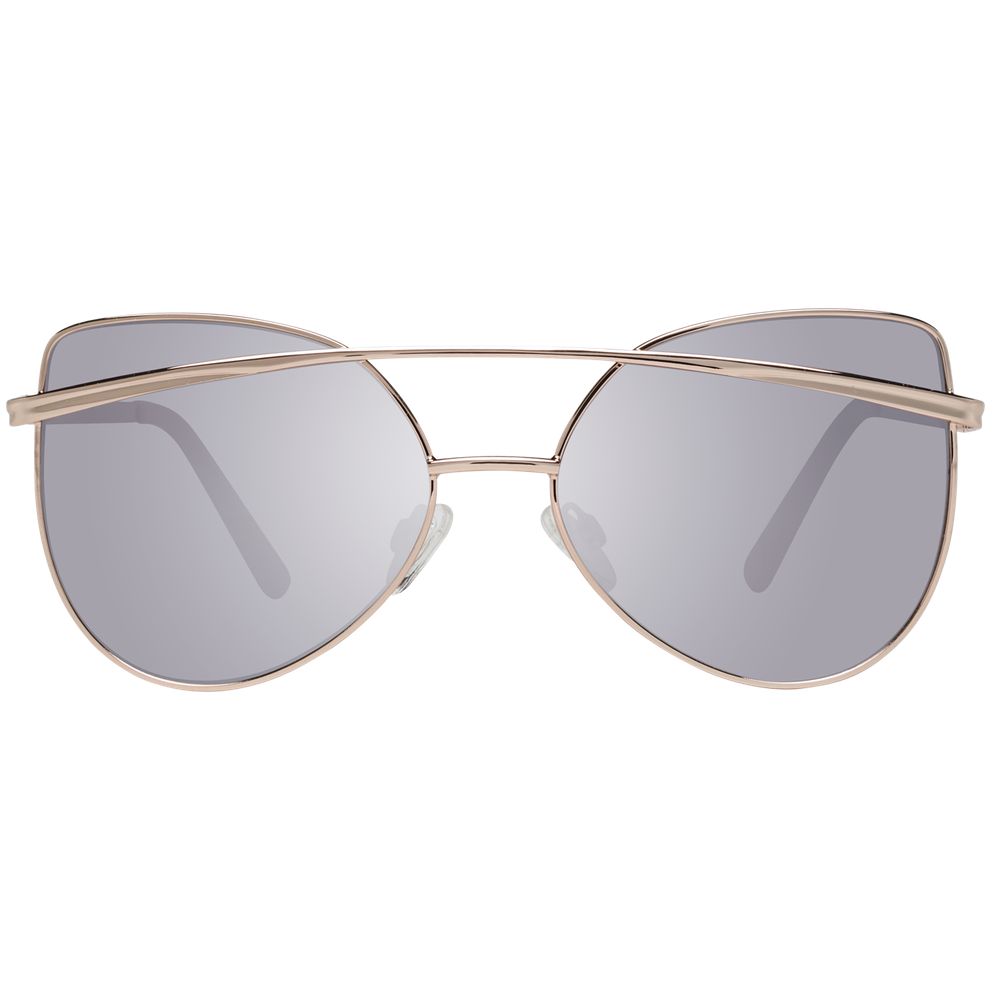 Sonnenbrille aus Roségold-Metall