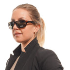 Braune Sonnenbrille aus Kunststoff