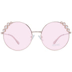 Sonnenbrille aus Roségold-Metall
