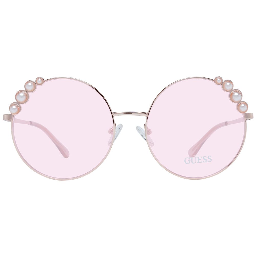Sonnenbrille aus Roségold-Metall