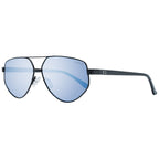 Sonnenbrille aus schwarzem Metall & Kunststoff