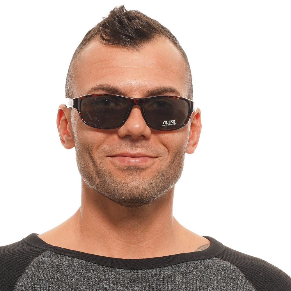 Braune Sonnenbrille aus Kunststoff