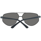 Sonnenbrille aus schwarzem Metall & Kunststoff