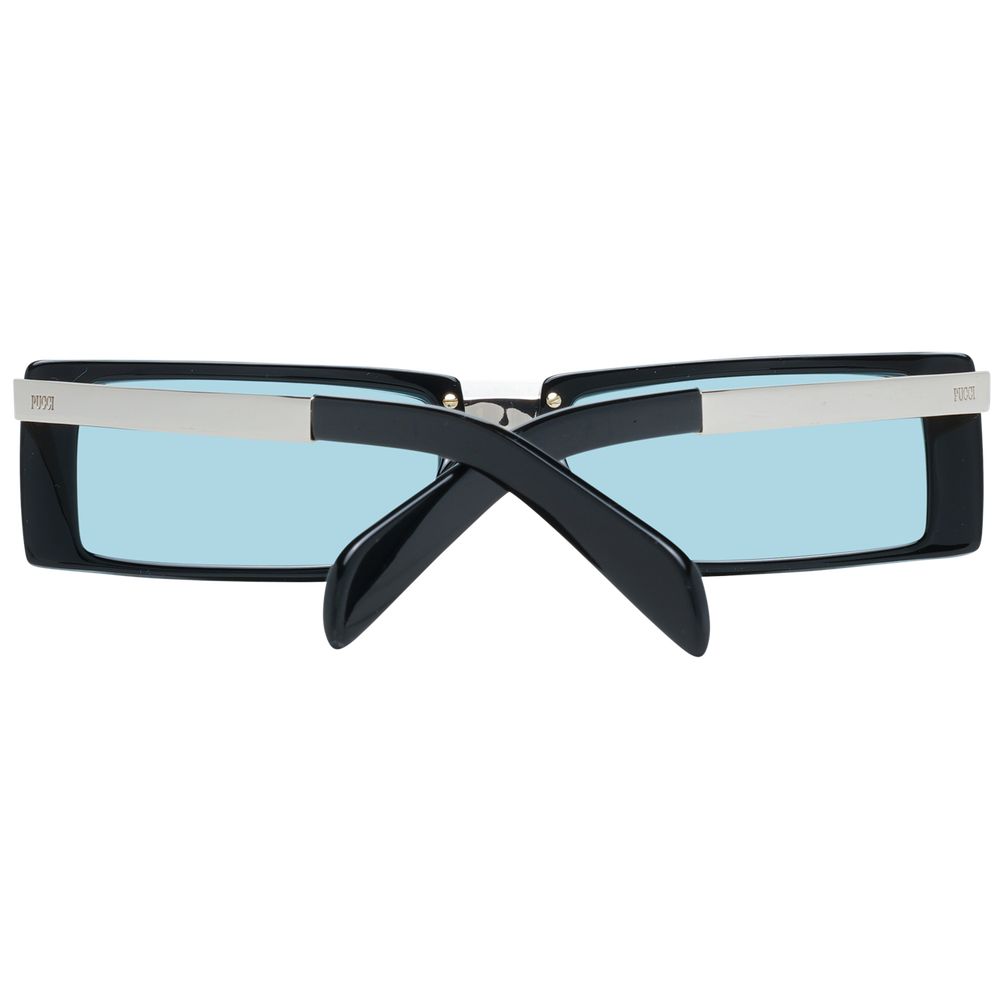 Schwarze Sonnenbrille aus Kunststoff