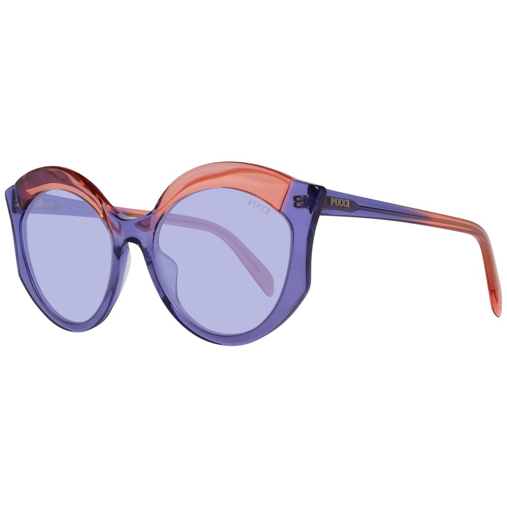 Violette Sonnenbrille aus Kunststoff