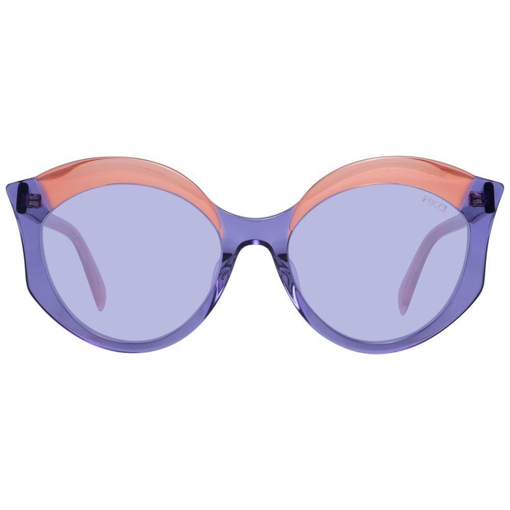Violette Sonnenbrille aus Kunststoff