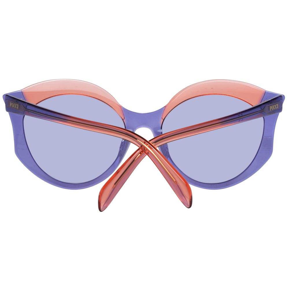 Violette Sonnenbrille aus Kunststoff