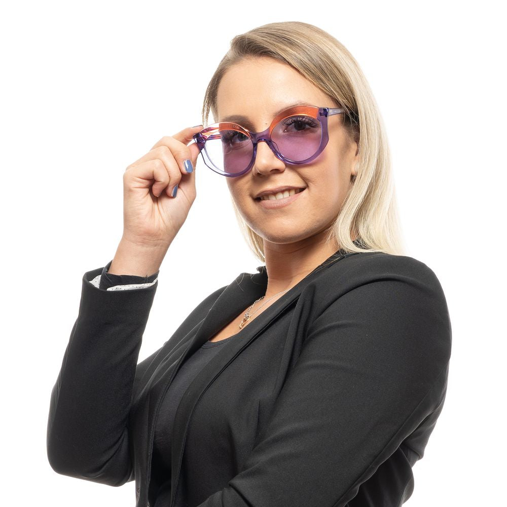 Violette Sonnenbrille aus Kunststoff