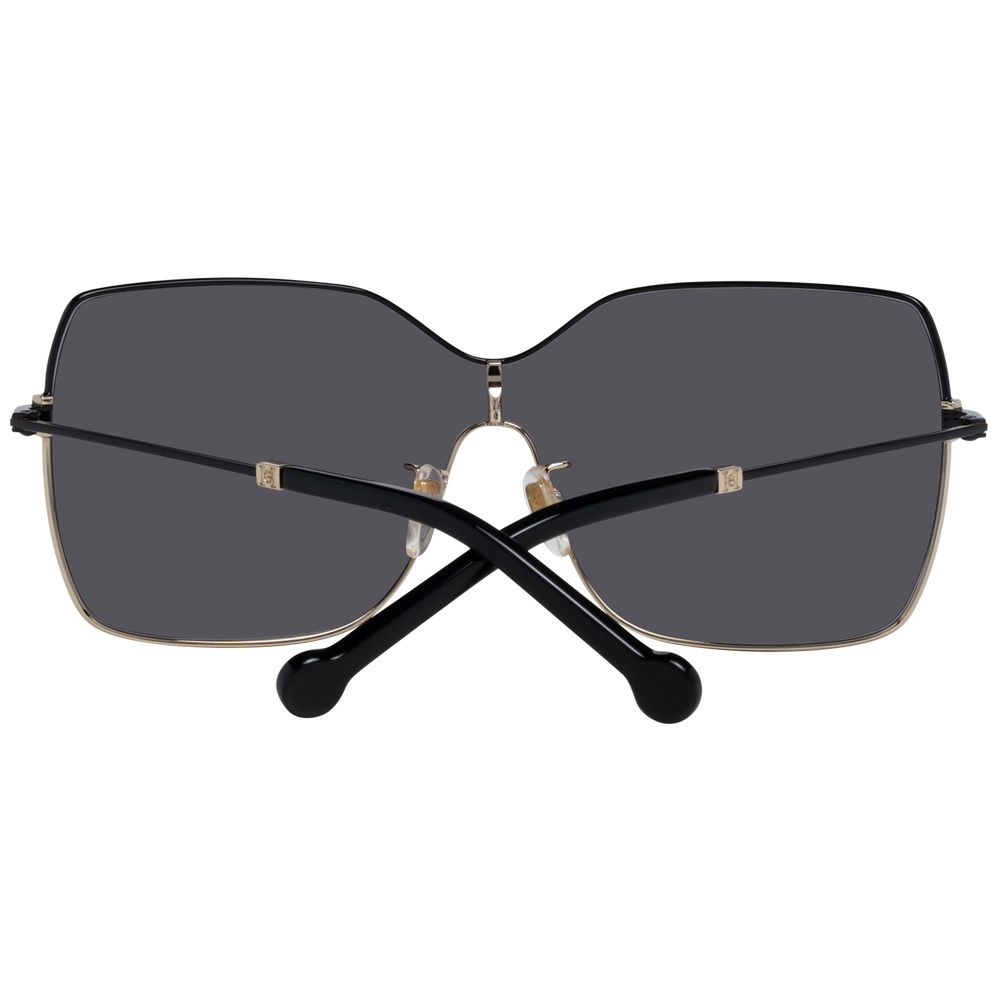 Schwarze Sonnenbrille aus Metall
