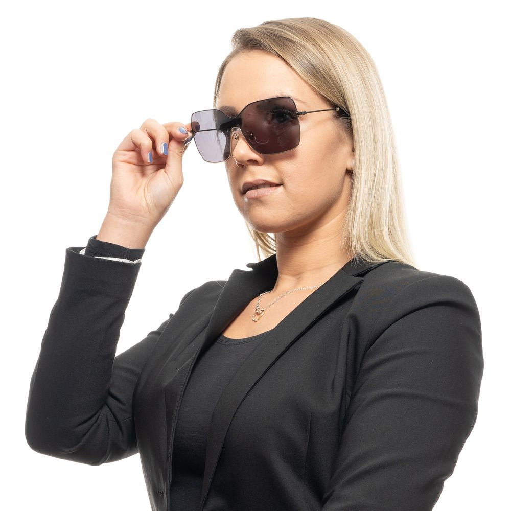 Schwarze Sonnenbrille aus Metall