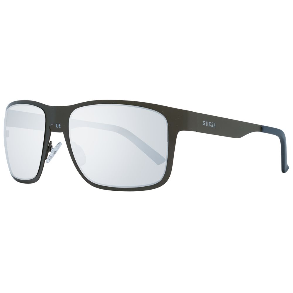 Graue Sonnenbrille aus Metall