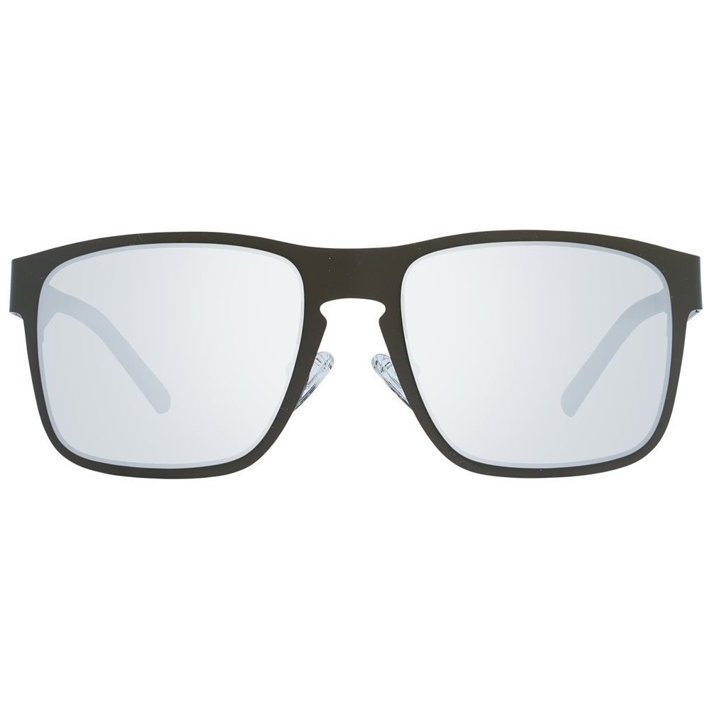 Graue Sonnenbrille aus Metall